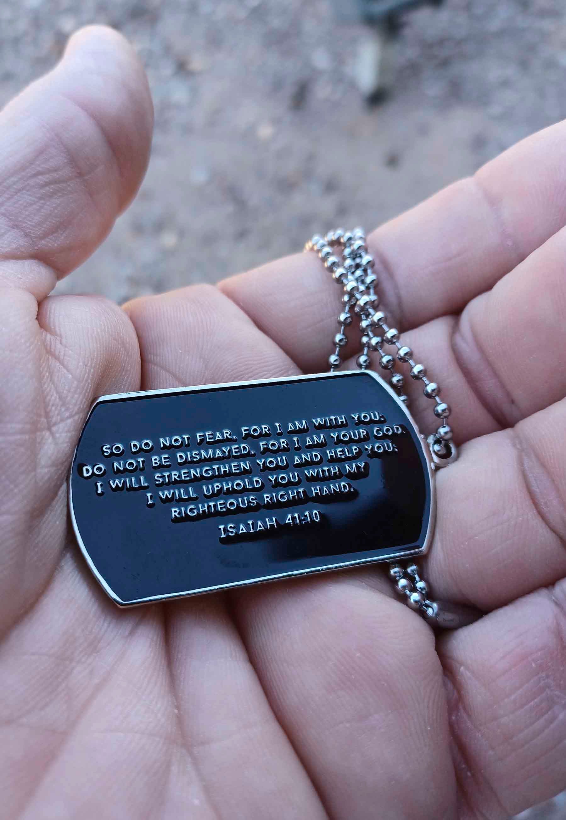 His Army® Christian dog tag necklace – Teeslanger